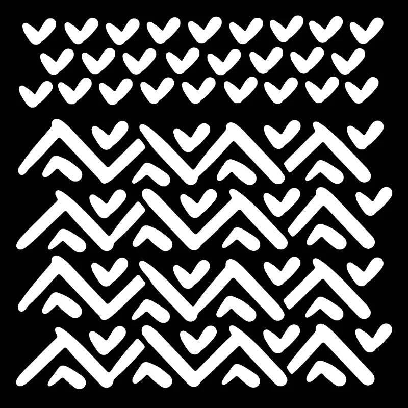 Woodware Craft Collection Stencil - Tribal