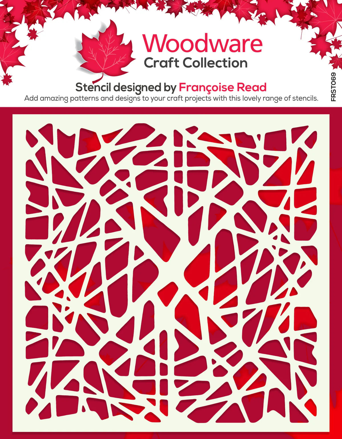 Woodware Craft Collection Stencil - Web