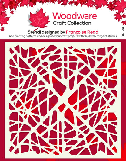 Woodware Craft Collection Stencil - Web