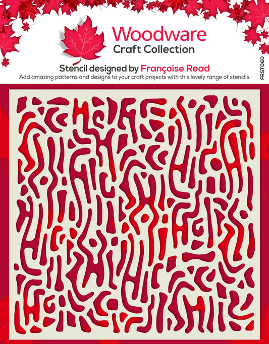 Woodware Craft Collection Stencil - Wiggles