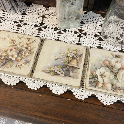 Decoupage Mini Rice Paper Wood Trio Tutorial