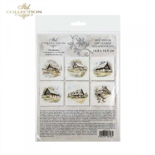 ITD Mini Collection Rice Paper Set - Cottages, Views