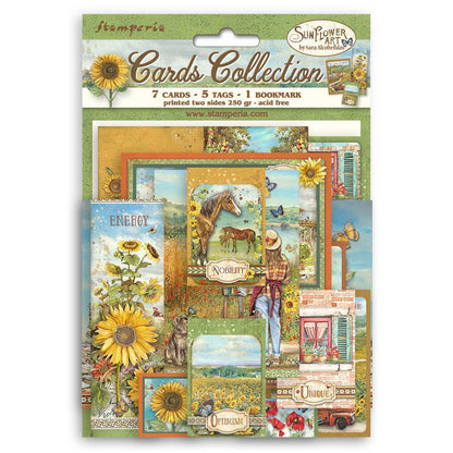 Stamperia Cards Collection - Sunflower Art
