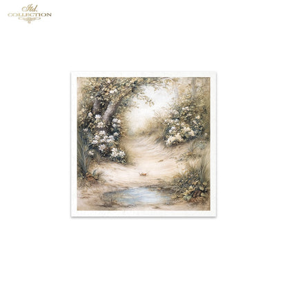 Decoupage Rice Paper Mini Set - Spring Scenes Too