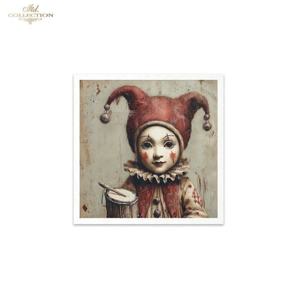 Decoupage Rice Paper Mini Set - Carnival, Masquerade II