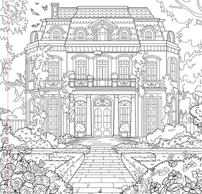 Goth Garden Artist's Coloring Book