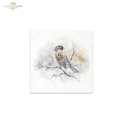 ITD Collection Mini Rice Paper Set - Winter Birds II