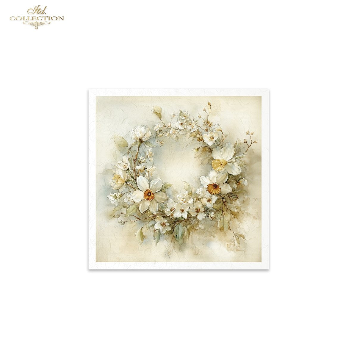 Decoupage Rice Paper Mini Set - Daffodils