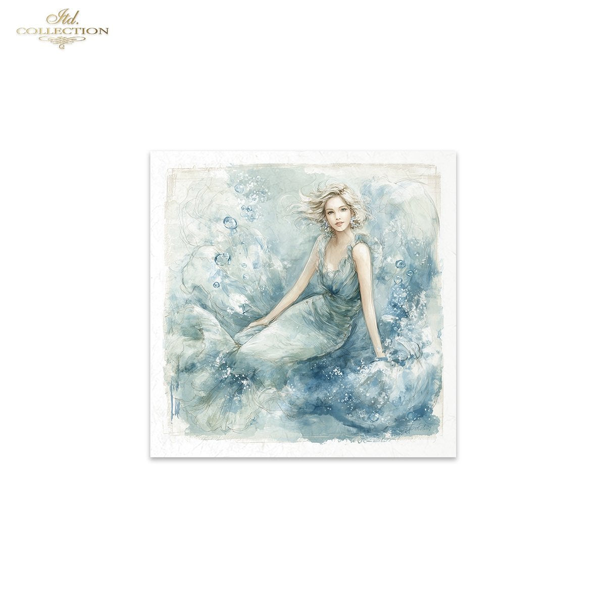 Decoupage Rice Paper Mini Set - Mermaids