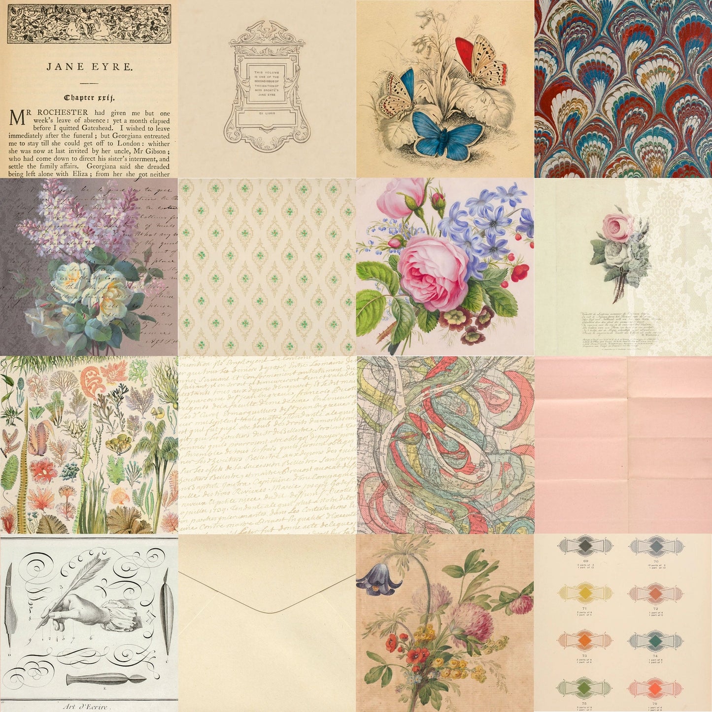 Ephemera Patterned Paper Pack