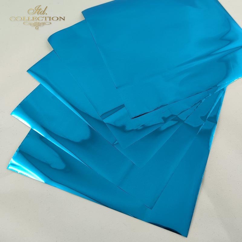Termoton Metallic Foil Pack of 5 - Turquoise
