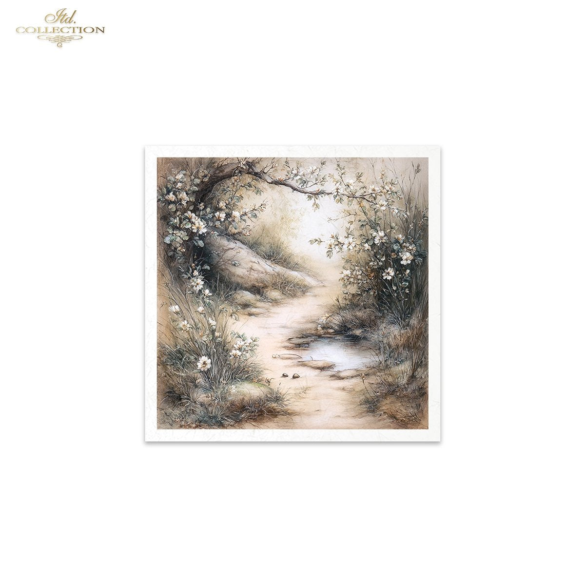 Decoupage Rice Paper Mini Set - Spring Scenes