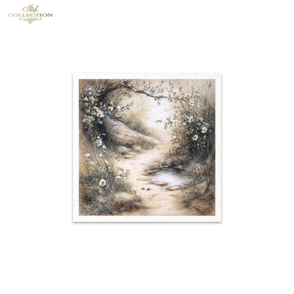 Decoupage Rice Paper Mini Set - Spring Scenes