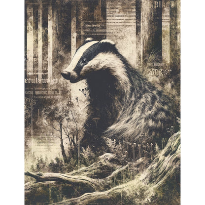 Decoupage Rice Paper Set of 6 - Forest Animals