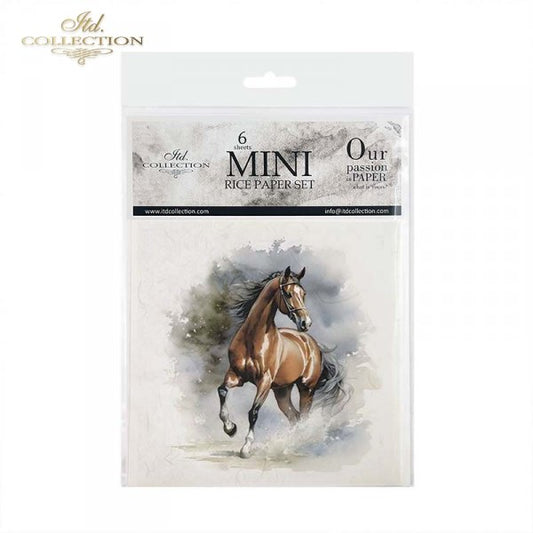 ITD Mini Collection Rice Paper Set - Horses, Cows