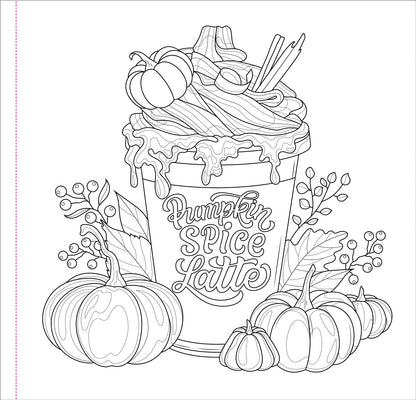 Autumn Dreams Artist's Coloring Book