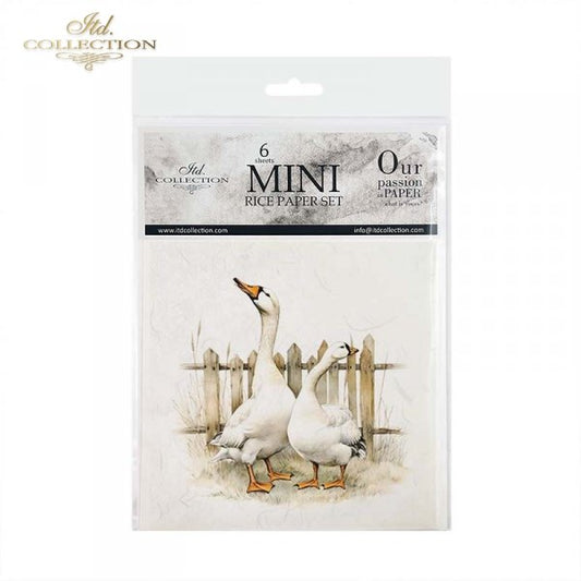 ITD Mini Collection Rice Paper Set - Goose, Geese