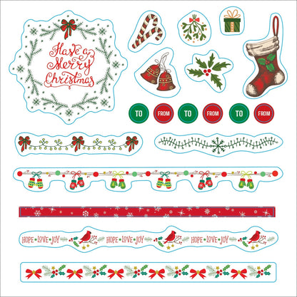 Merry and Bright Christmas Sticker Book
