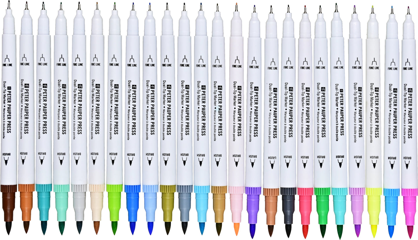 Studio Series Dual-Tip Pastel Markers (Set of 24)