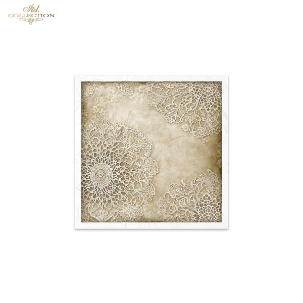 ITD Collection Mini Rice Paper Set - Lace Doilies