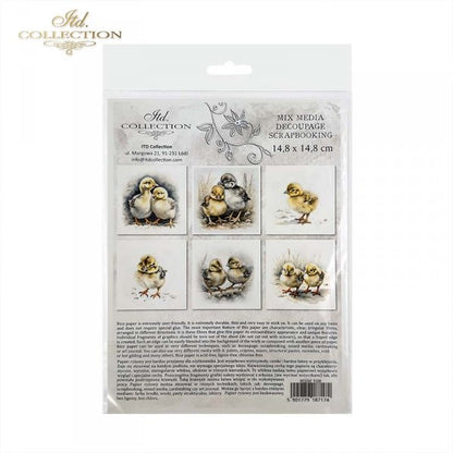 ITD Mini Collection Rice Paper Set - Chicken, Chickens