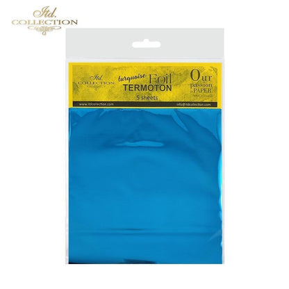 Termoton Metallic Foil Pack of 5 - Turquoise