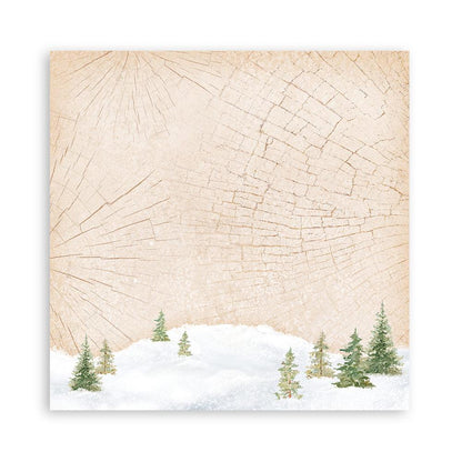 Stamperia 8 Scrapbook Paper Pad - Winter Valley – Ninnys Napkins