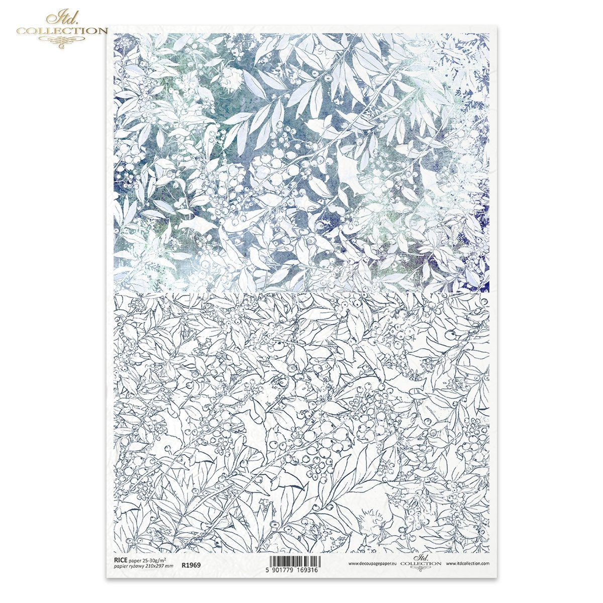 Decoupage Rice Paper - Frosty (Special Pre-Order)