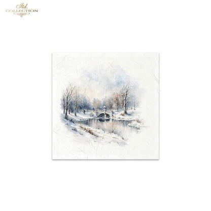 ITD Mini Collection Rice Paper Set - Winter Views, Landscapes