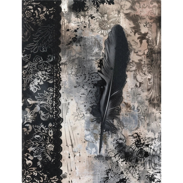 Decoupage Rice Paper Set of 6 - Dark Gothic