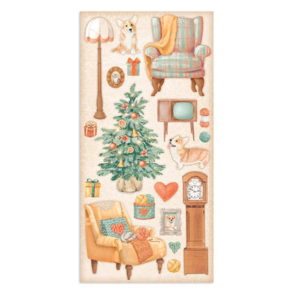 Stamperia  6" x 12" Collectables Pad - All Around Christmas