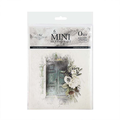 ITD Collection Mini Rice Paper Set - Doors with Flowers