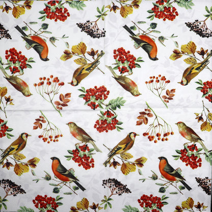 Decoupage Napkins 6.5" - Autumn Birds