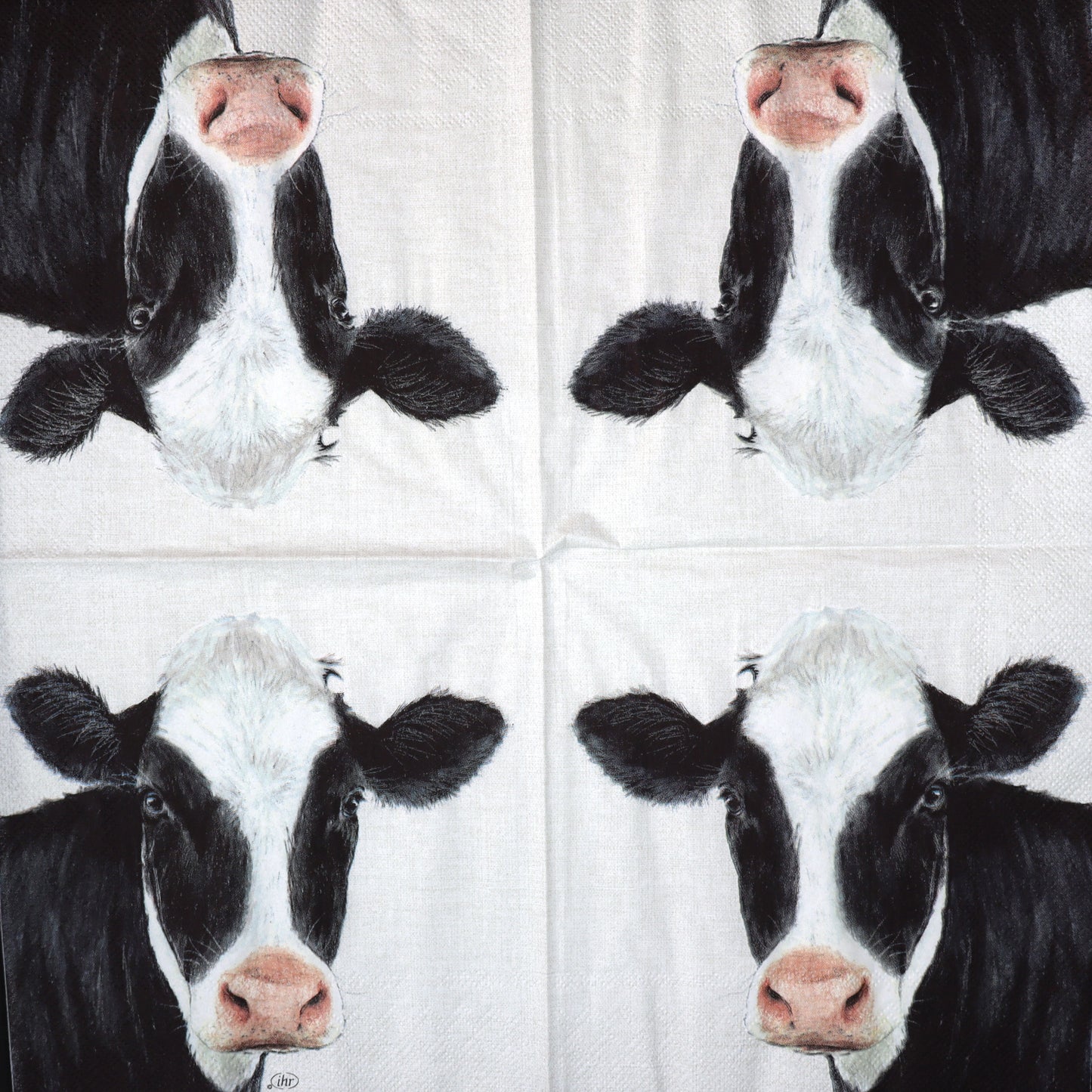 Decoupage napkins 6.5" - Farm Cow