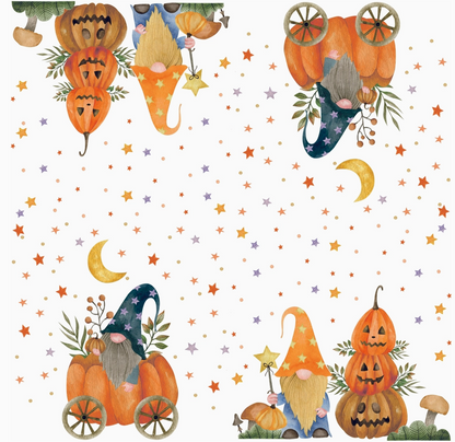 European Excellency Decoupage Napkins 5" (2pcs)- Pumpkin Gnome