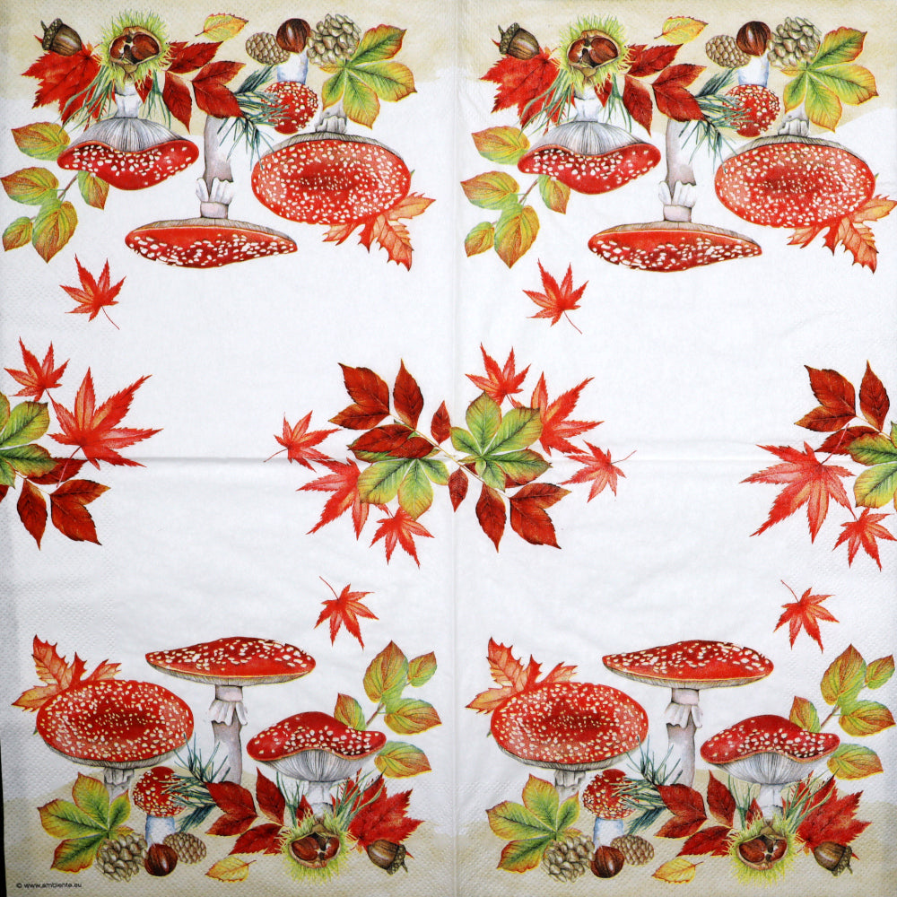 Decoupage Napkins 6.5" - Fly Agaric Group