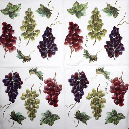 Decoupage Napkins 6.5" - Wine Grapes