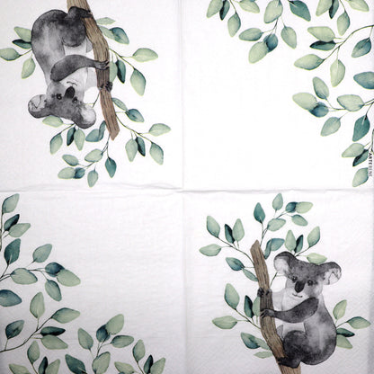 Decoupage Napkins 6.5" - Cute Koala