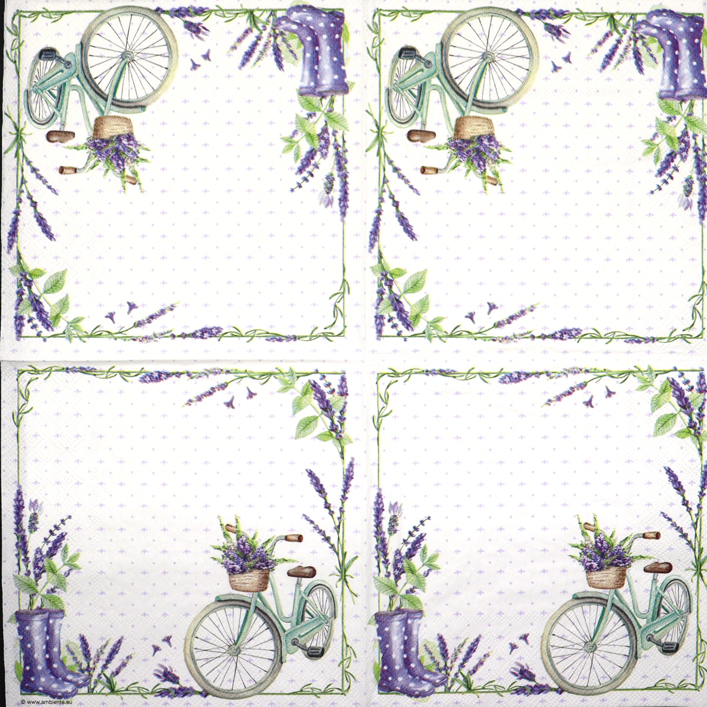 Decoupage Napkins 6.5" - Lavender Love