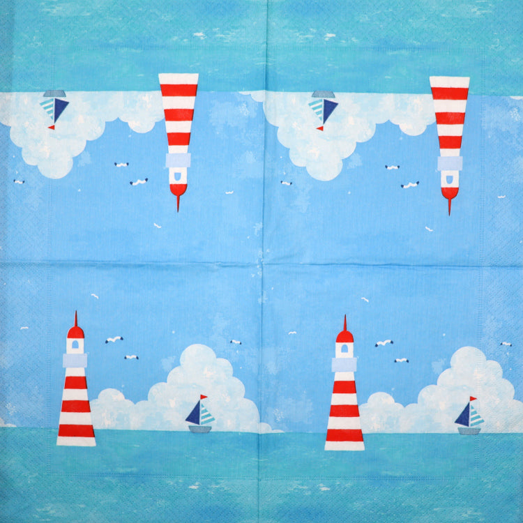 Decoupage Napkins 6.5" - Seas The Day