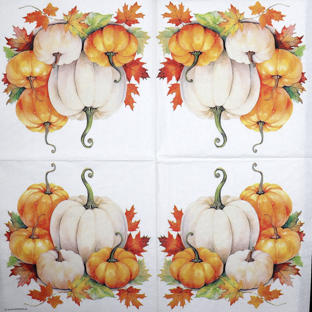 Decoupage Napkins 6.5" - Pumpkin Season