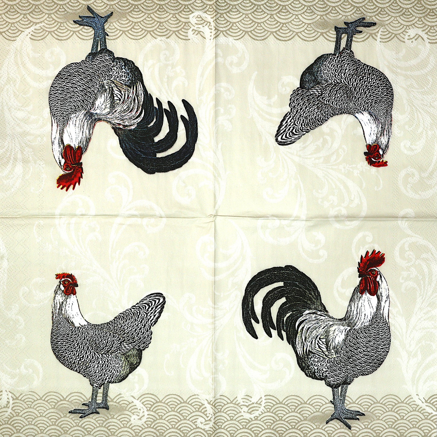 Decoupage Napkins 6.5" - Mr. Rooster
