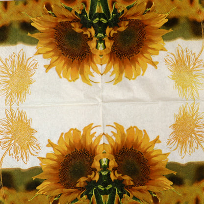 Decoupage Napkins 5" (2pcs)- Dusk Sunflower