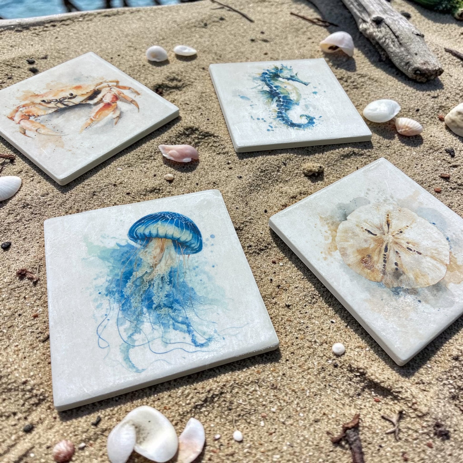 decoupage coasters