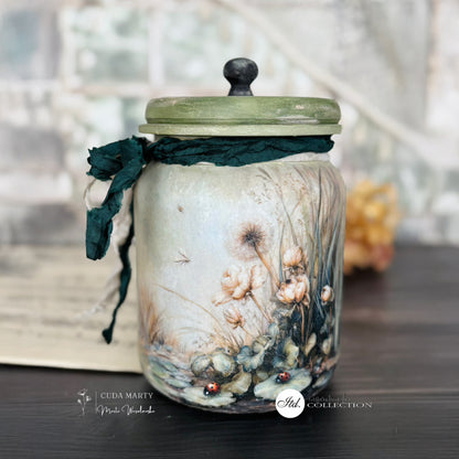 decoupage jar