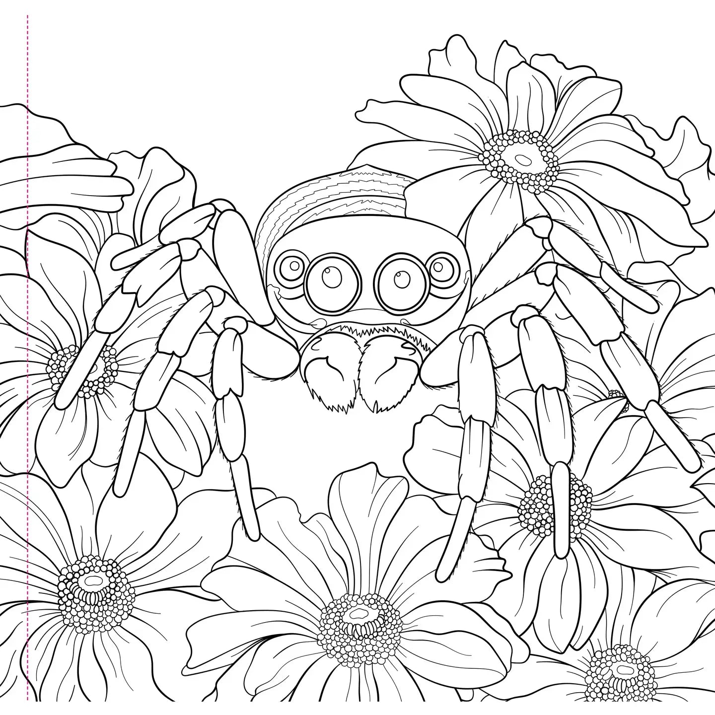 Goth Garden Artist's Coloring Book