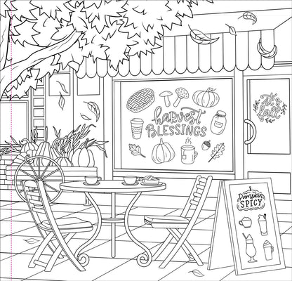 Autumn Dreams Artist's Coloring Book