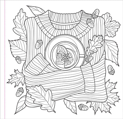 Autumn Dreams Artist's Coloring Book