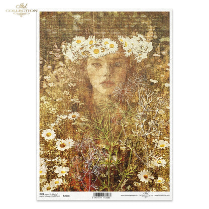 Decoupage Rice Paper - Herbalist Canvas