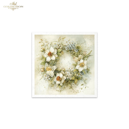 Decoupage Rice Paper Mini Set - Daffodils